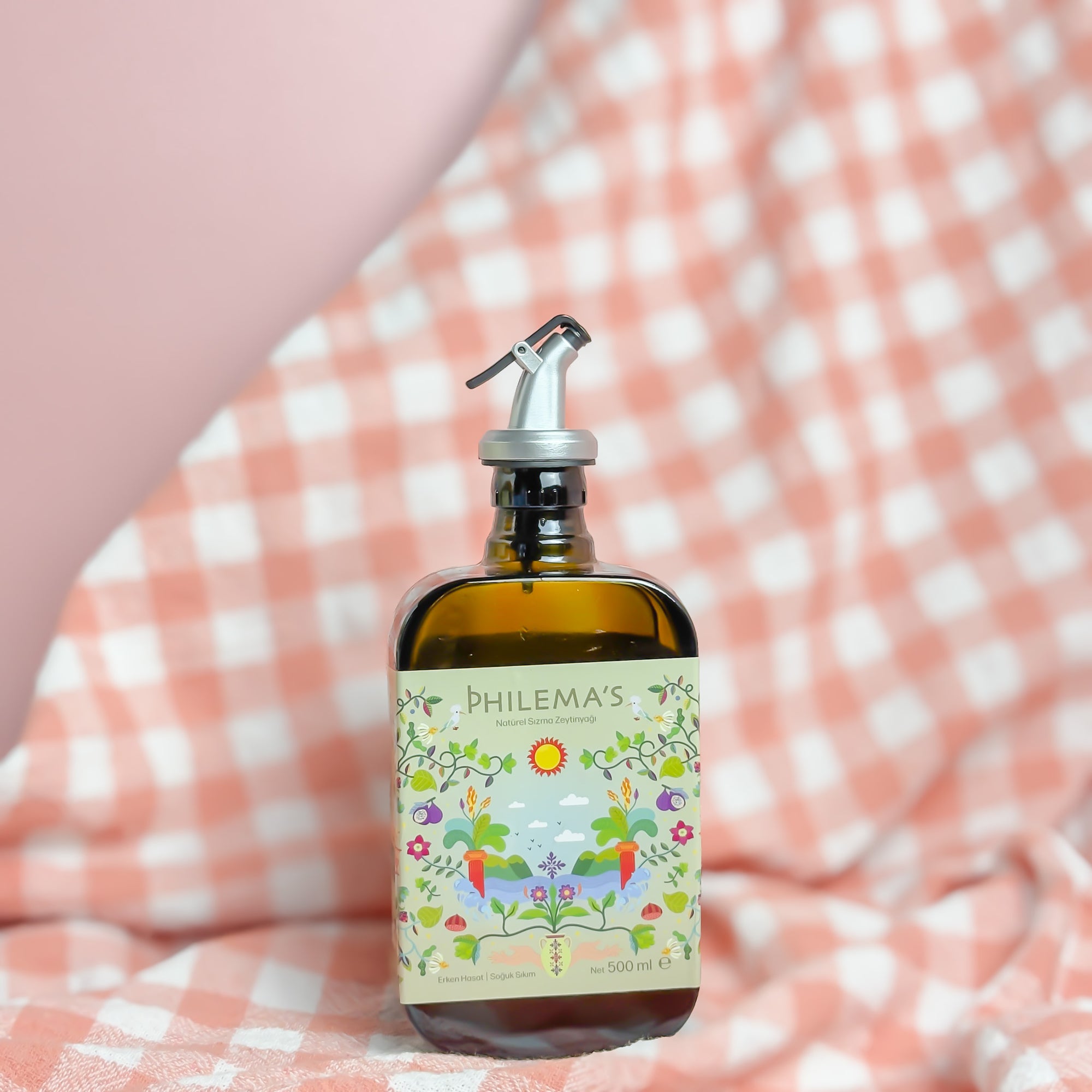 Philema's özel tasarım yağdanlık şişe 500 ML
