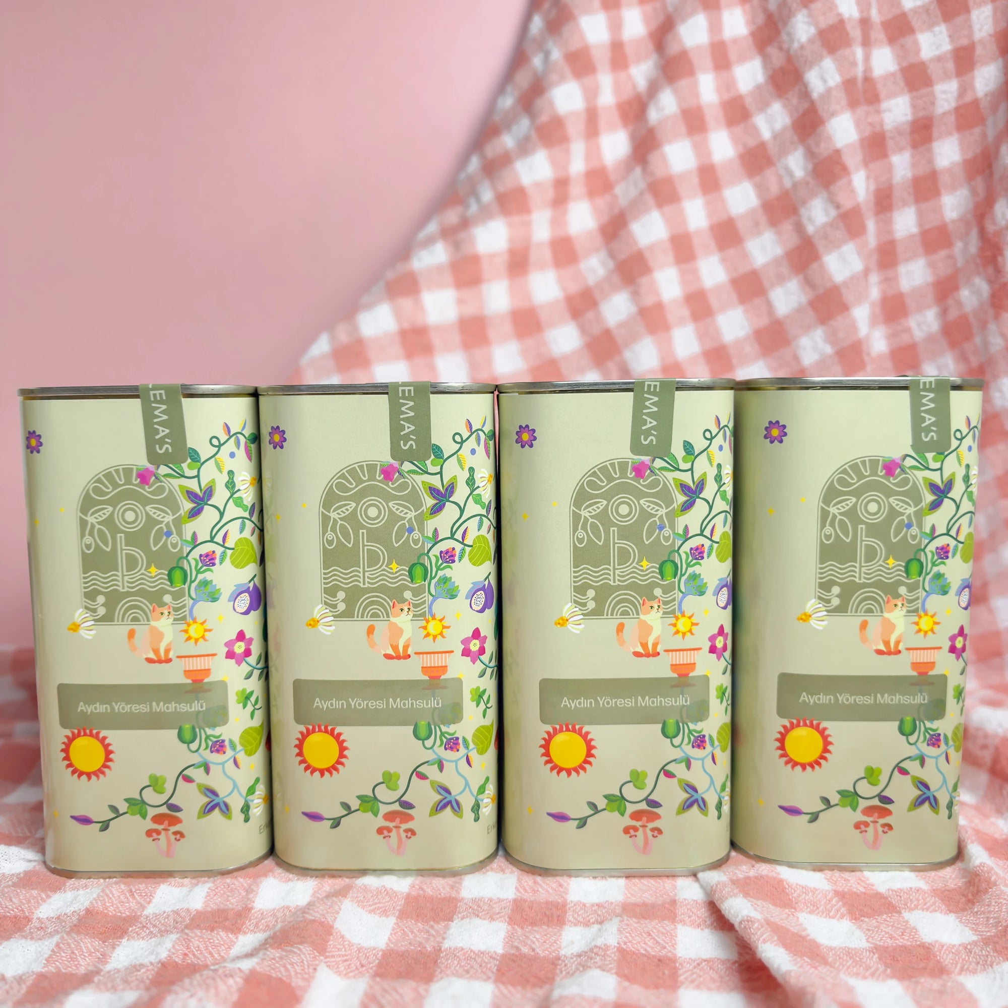 Philema’s 4’lü 2 LT teneke erken hasat soğuk sıkım natürel sızma zeytinyağı seti